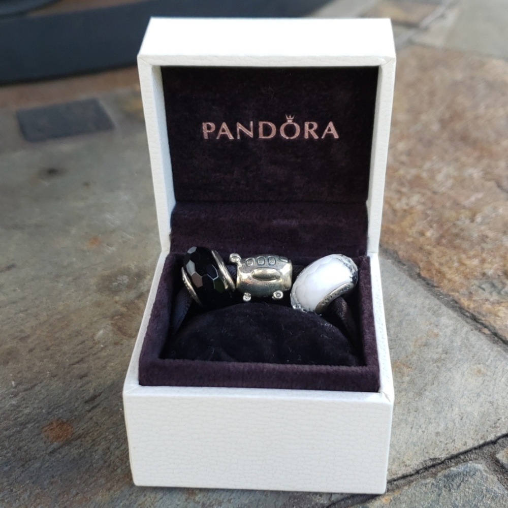 Pandora authentic lot of 3 charms
